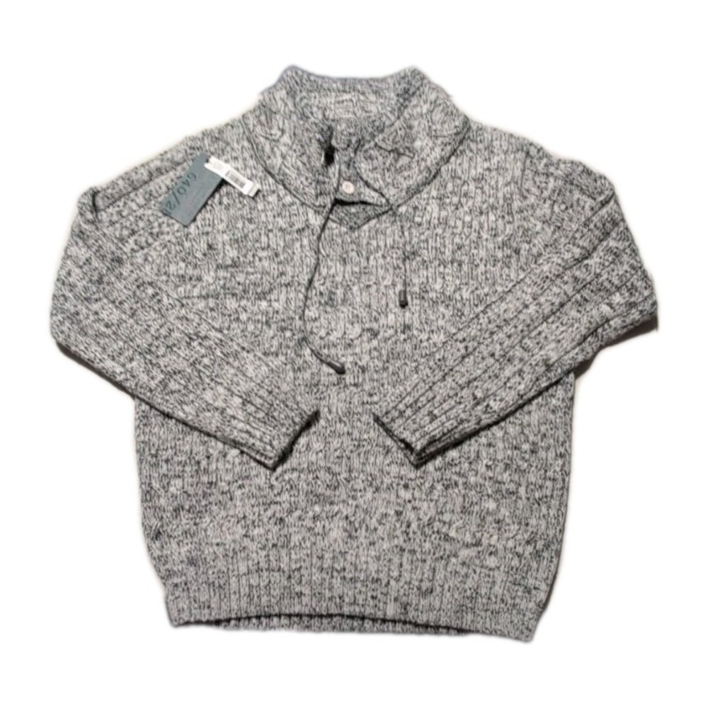 Amongst Others Men's Knit Sweater Pullover White Marble XL Soft Comfy Casual...